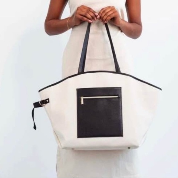 BEIS Handbags - BÉIS - The Canvas Market Tote Bag